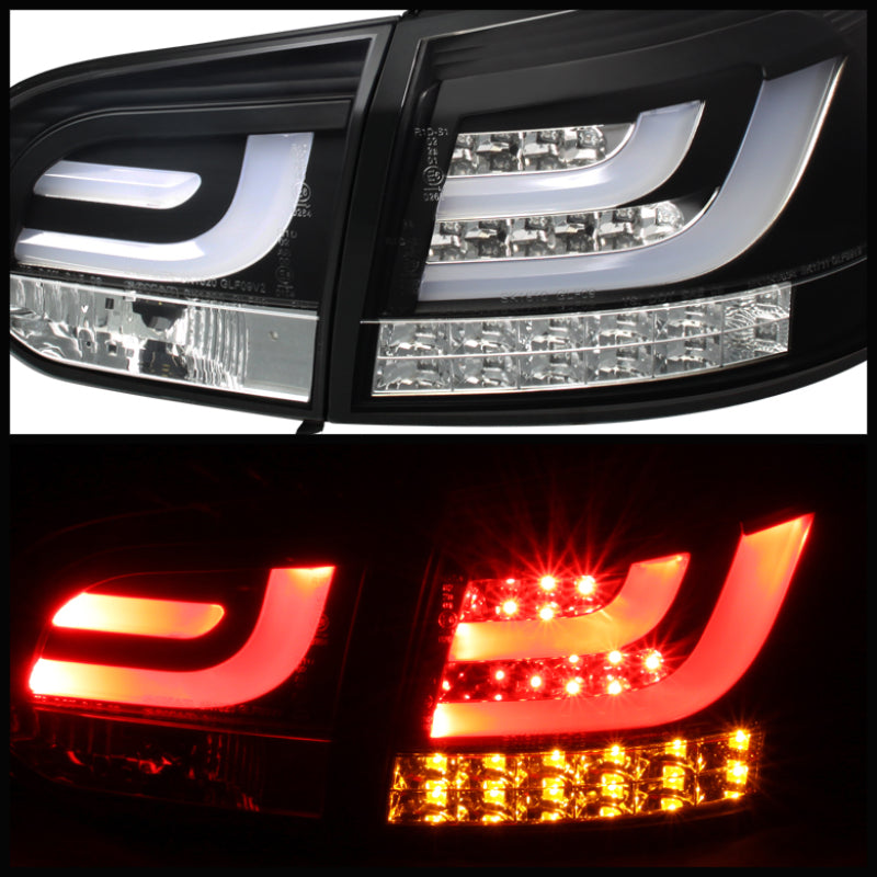 SPYDER 5071767 FITS: Volkswagen Golf/GTI 10-13 G2 Type With Light Bar LED Tail Lights Black ALT-YD-VG10-LED-G2-BK Tail Lights