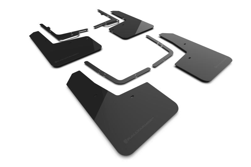 Rally Armor MF73-UR-BLK-MBK FITS: 21-25 Ford F-150 Raptor Gen 3 Black UR Mud Flap w/Metallic Black Logo Mud Flaps