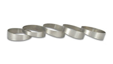 Load image into Gallery viewer, Vibrant 2.25in OD Titanium Pie Cuts Set of 5 - Angle View