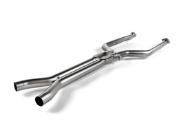 Akrapovic E-BM/T/15 FITS: 2024+ BMW X5M/X6M (Face Lift) Evolution Link Pipe Set (Titanium) Connecting Pipes