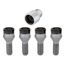 Load image into Gallery viewer, McGard 27178 FITS: Wheel Lock Bolt Set 4pk. (Cone Seat) M12X1.5 / 17mm Hex / 25.5mm Shank Length Black Wheel Bolts