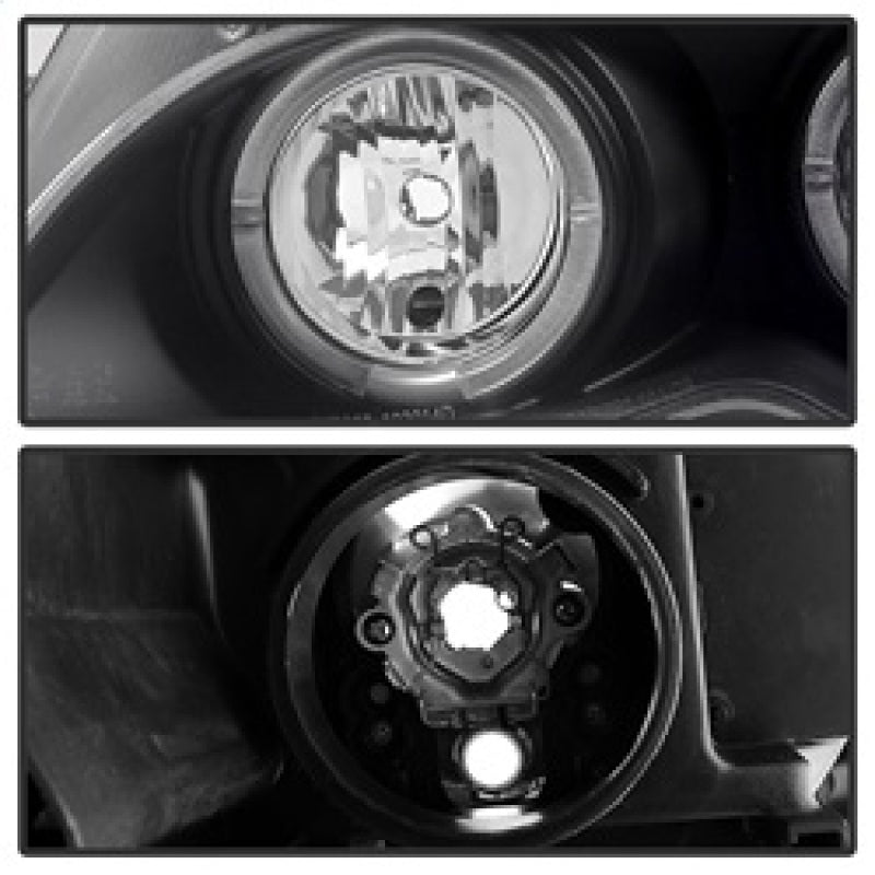 SPYDER 5042415 FITS: BMW E46 3-Series 02-05 4DR Projector Headlights 1PC LED Halo Blk PRO-YD-BMWE4602-4D-AM-BK Headlights