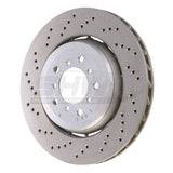 SHW Performance BFL44451 FITS:SHW 05-06 BMW M3 3.2L Left Front Cross-Drilled Lightweight Brake Rotor (34112282445) Brake Rotors Drilled