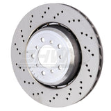 SHW Performance BFL42851 FITS: -SHW 08-13 BMW M3 4.0L Left Front Cross-Drilled Lightweight Brake Rotor Brake Rotors Drilled