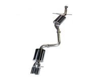 Load image into Gallery viewer, AWE Tuning 3015-22012 FITS: Audi B8 A5 2.0T Touring Edition Single Outlet Exhaust Polished Silver Tips Catback