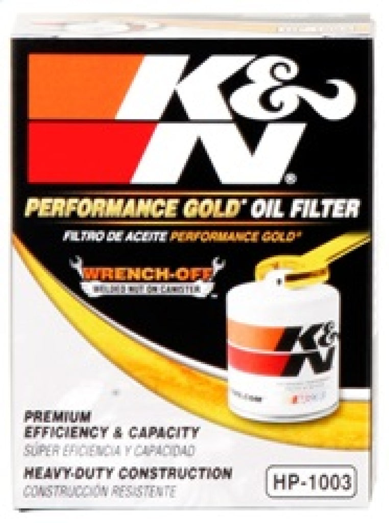 K&N Engineering HP-1003 FITS:K&N 03-09 Scion tC / 00-05 Celica GT/GT-S Performance Gold Oil Filter Oil Filters