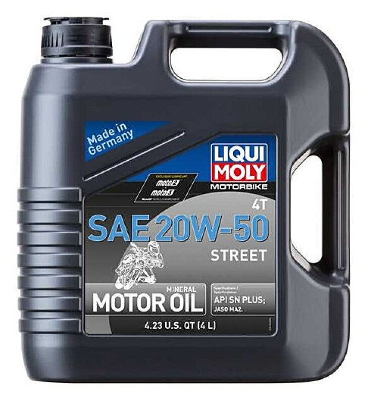 LIQUI MOLY 20064 FITS: 4L Motorbike 4T SAE 20W50 Street Motor Oils