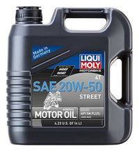 Load image into Gallery viewer, LIQUI MOLY 20064 FITS: 4L Motorbike 4T SAE 20W50 Street Motor Oils