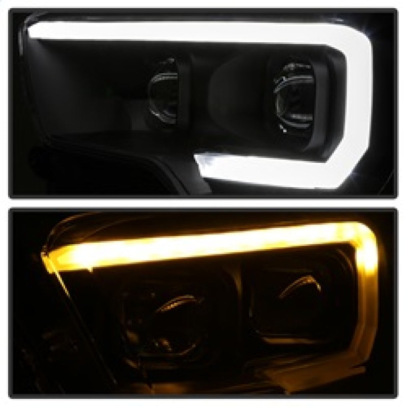 SPYDER 9039256 FITS:xTune Toyota Tacoma 16-18 DRL Light Bar Projector Headlights Black PRO-JH-TTA16-LBDRL-BK Headlights