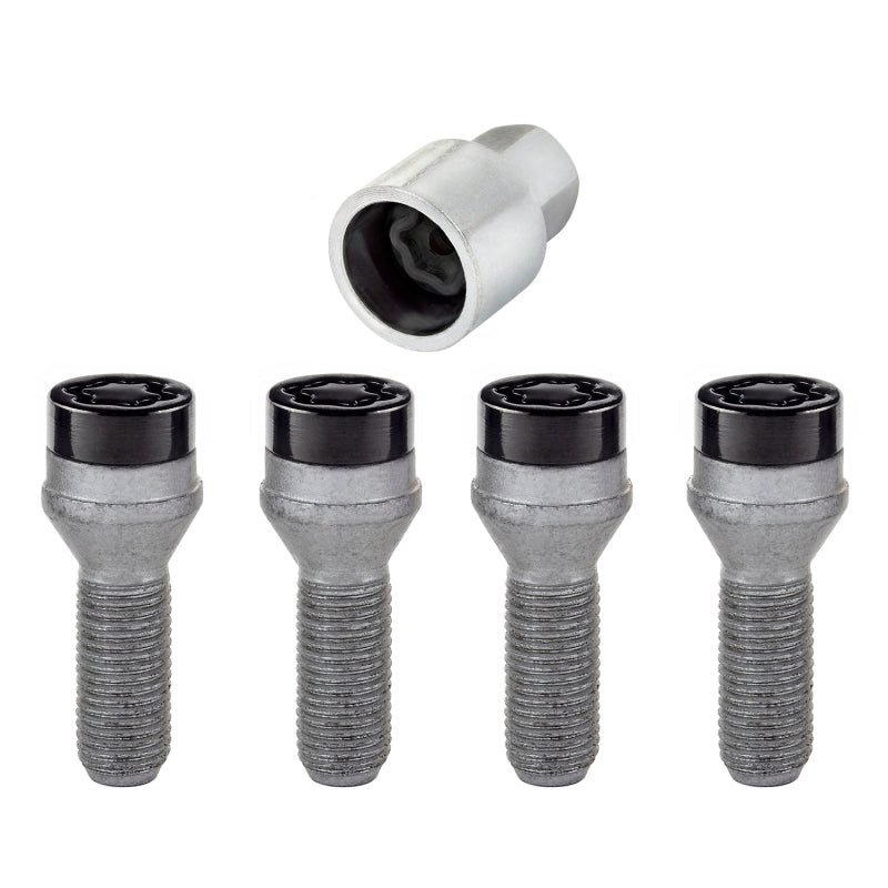 McGard 27305 FITS: Wheel Lock Bolt Set 4pk. (Cone Seat) M14X1.5 / 17mm Hex / 31.0mm Shank Length Black Wheel Bolts