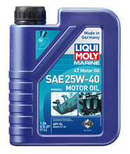 Load image into Gallery viewer, LIQUI MOLY 20546 FITS: 1L Marine 4T Motor Oil 25W40 Motor Oils