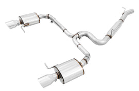 AWE Tuning 3015-32098 FITS: VW MK7 Golf Alltrack/Sportwagen 4Motion Touring Edition Exhaust Polished Silver Tips Catback