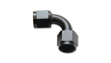 Load image into Gallery viewer, Vibrant 10732 FITS: -6AN Female 90 Degree Union Adapter (AN to AN) Anodized Black Only Fittings