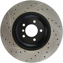 Load image into Gallery viewer, Stoptech 127.34093L FITS:StopTech 07-09 BMW 335 (E90/E92/E93) Slotted &amp; Drilled Left Front Rotor Brake Rotors Slot &amp; Drilled