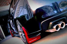 Load image into Gallery viewer, Rally Armor MF32-UR-BLK/WH FITS: 15-21 Subaru WRX/STI Black UR Mud Flap w/White Logo Mud Flaps