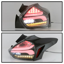 Load image into Gallery viewer, SPYDER 5085719 FITS: 15-17 Ford Focus Hatchback LED Tail Lights w/Indicator/Reverse Black (ALT-YD-FF155D-LED-BK) Tail Lights
