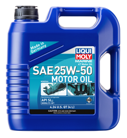 LIQUI MOLY 22510 FITS: 4L Marine 4T Motor Oil SAE 25W50 Motor Oils