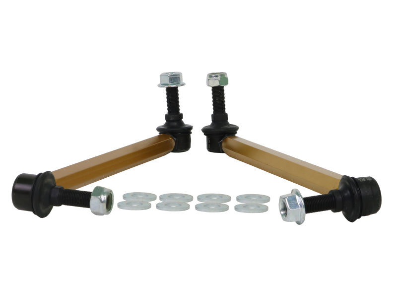 Whiteline KLC180-335 FITS: Universal Sway Bar Link Assembly Heavy Duty 330mm-355mm Adjustable Steel Ball Sway Bar Endlinks