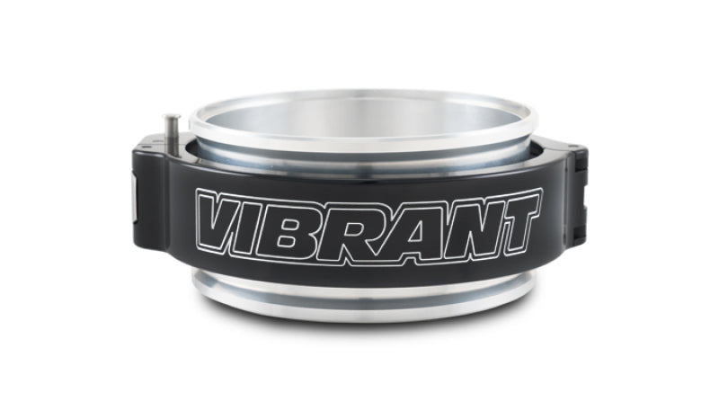 Vibrant 32518 FITS: 4in O.D. Aluminized HD 2.0 Clamp Assembly Anodized Black Clamps