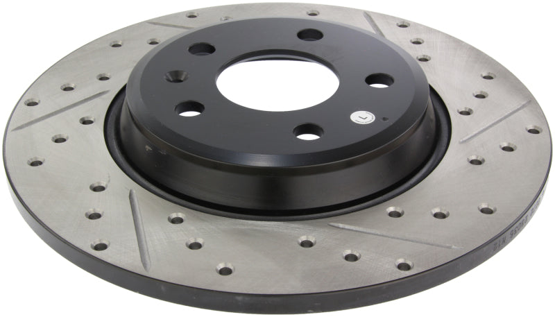 Stoptech 127.33127L FITS:StopTech Power Slot 09-10 Audi A4/A4 Quattro / 08-10 A5 / 10 S4 Rear Left Drilled & Slotted Rotor Brake Rotors Slot & Drilled