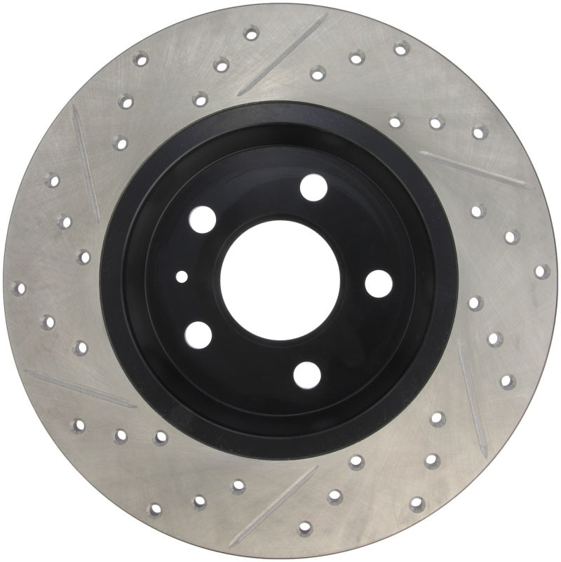 Stoptech 127.33127L FITS:StopTech Power Slot 09-10 Audi A4/A4 Quattro / 08-10 A5 / 10 S4 Rear Left Drilled & Slotted Rotor Brake Rotors Slot & Drilled