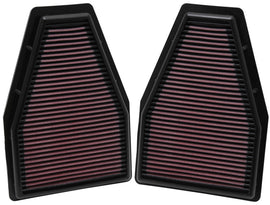 K&N Engineering 33-2484 FITS:K&N Replacement Air Filter 12-13 Porsche 911 3.4L / 12 911 3.8L / 13 911 3.6L / 13 911 Carrera 3.8L Air Filters Drop In