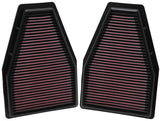 K&N Engineering 33-2484 FITS:K&N Replacement Air Filter 12-13 Porsche 911 3.4L / 12 911 3.8L / 13 911 3.6L / 13 911 Carrera 3.8L Air Filters Drop In