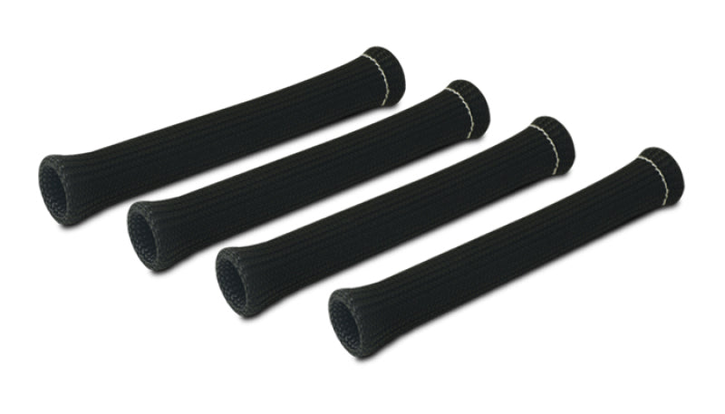 Vibrant 25891 FITS: 3/4in Dia Spark Plug Boot Insulator (4/Pack) Black color Thermal Sleeves