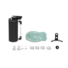 Load image into Gallery viewer, Mishimoto MMOCC-SAWBK FITS: Small Aluminum Oil Catch Can Wrinkle Black Oil Catch Cans
