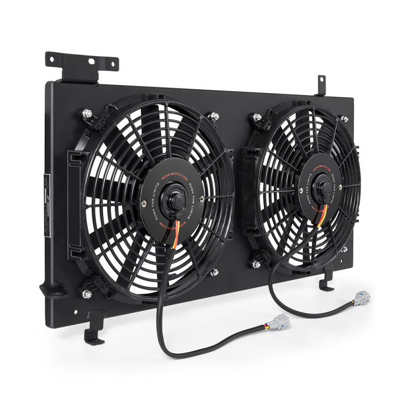 Mishimoto MMFS-STI-08PBK FITS: Fans & Shrouds FITS: 08+ Subaru WRX/STI PNP Aluminum Fan Shroud Black Fans & Shrouds