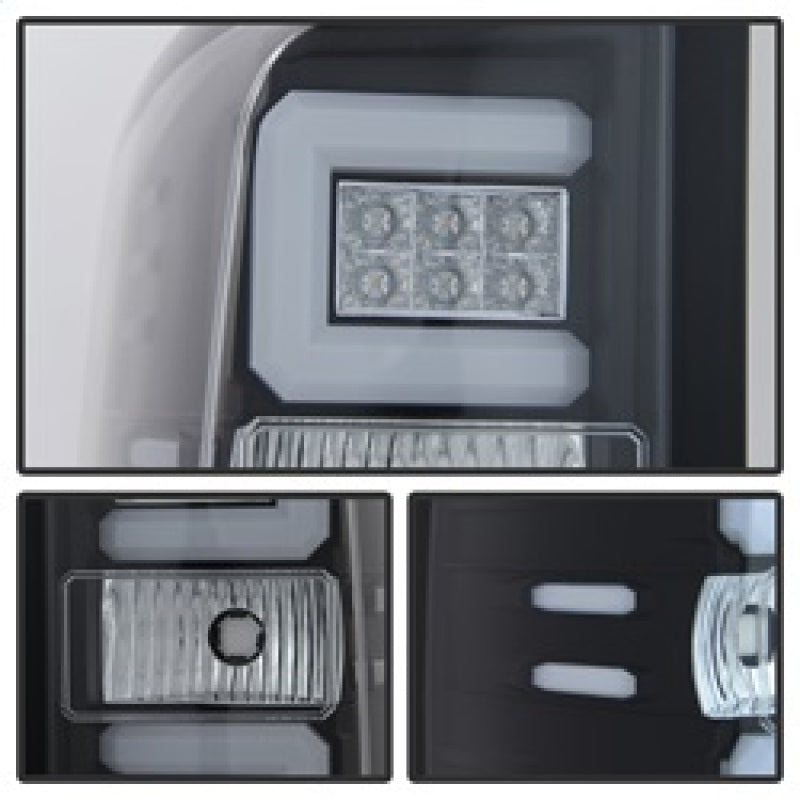 SPYDER 5079985 FITS: Chevy 1500 14-16 Light Bar LED Tail Lights Blk ALT-YD-CS14-LBLED-BK Tail Lights