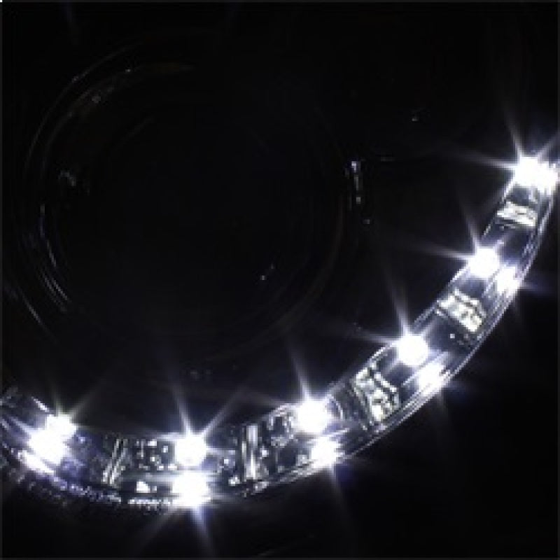 SPYDER 5038029 FITS: Mercedes Benz CLK 03-09 Projector Halogen Model- LED Halo DRL Chrm PRO-YD-MBCLK03-DRL-C Headlights