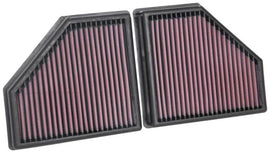 K&N Engineering 33-5086 FITS:K&N 16-19 BMW 750i L6-4.4L F/I Replacement Drop In Air Filter Air Filters Drop In