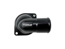 Load image into Gallery viewer, Torque Solution TS-SU-755 FITS: 02-14 Subaru WRX / 04-21 Subaru STI Billet Thermostat Housing Black Anodized Oil Filter Other