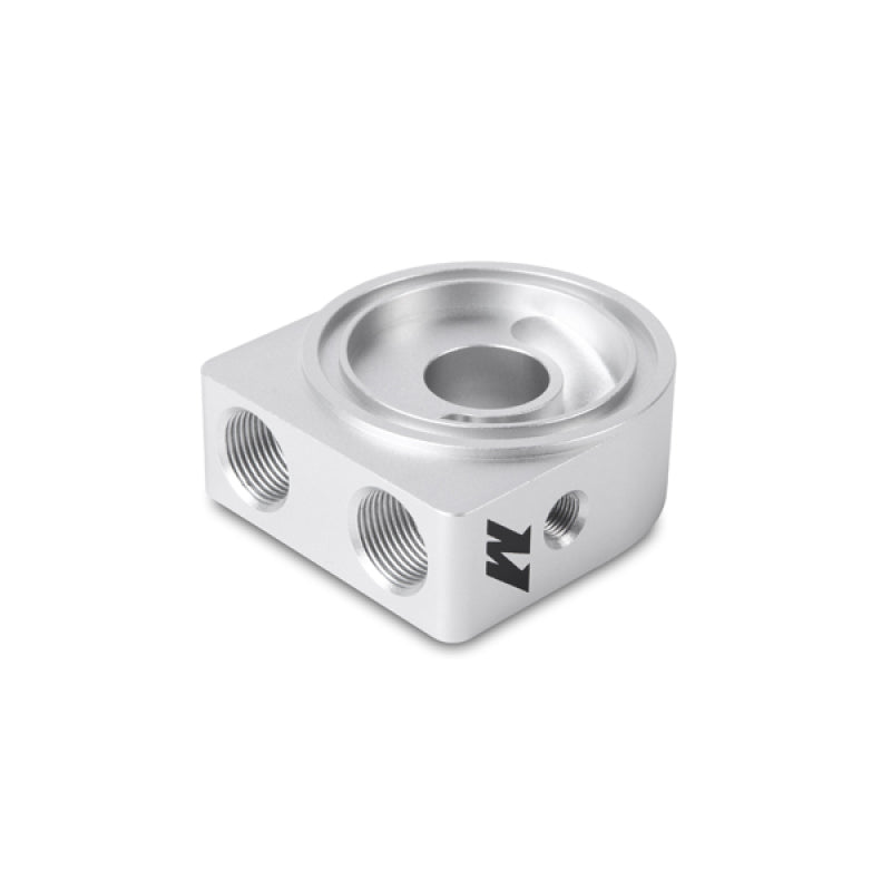 Mishimoto MMOP-SP FITS: Oil Filter Blocks FITS: Silver M20 Oil Sandwich Plate Oil Filter Blocks