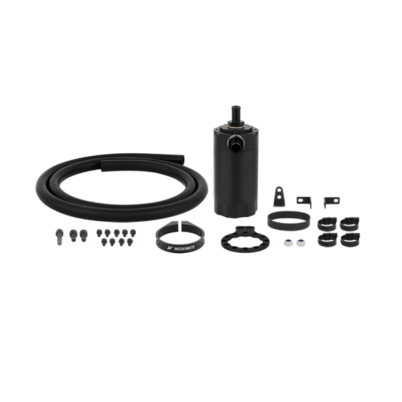 Mishimoto MMBCC-UNI-BK FITS: Oil Catch Cans FITS: Universal Baffled Oil Catch Can Black Oil Catch Cans