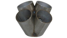 Load image into Gallery viewer, Vibrant 2451 FITS: 4 into 1 SS Turbo Mani Collector for T3 T3/T4 in Flange 48mm Pipe OD 3in tall 72mmx48mm out Merge Collectors