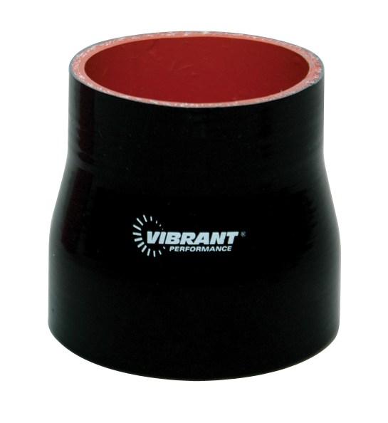 Vibrant 2921 FITS: 4 Ply Reducer Coupling 1.25in x 1.50in x 3in Long (BLACK) Silicone Couplers & Hoses