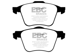 EBC DP41914R FITS: 11+ Volvo S60 2.5 Turbo T5 (315mm Front Rotors) Yellowstuff Front Brake Pads Brake Pads Performance