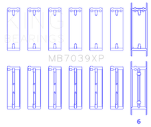 Load image into Gallery viewer, King Engine Bearings MB7039XP FITS: King BMW M20/M50 2.0L/2.5L/2.7L (Size STD) Performance Main Bearing Set Bearings