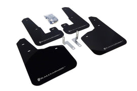 Rally Armor MF14-UR-BLK/SIL FITS: 10-14 Subaru Legacy Black UR Mud Flap w/ Silver Logo Mud Flaps