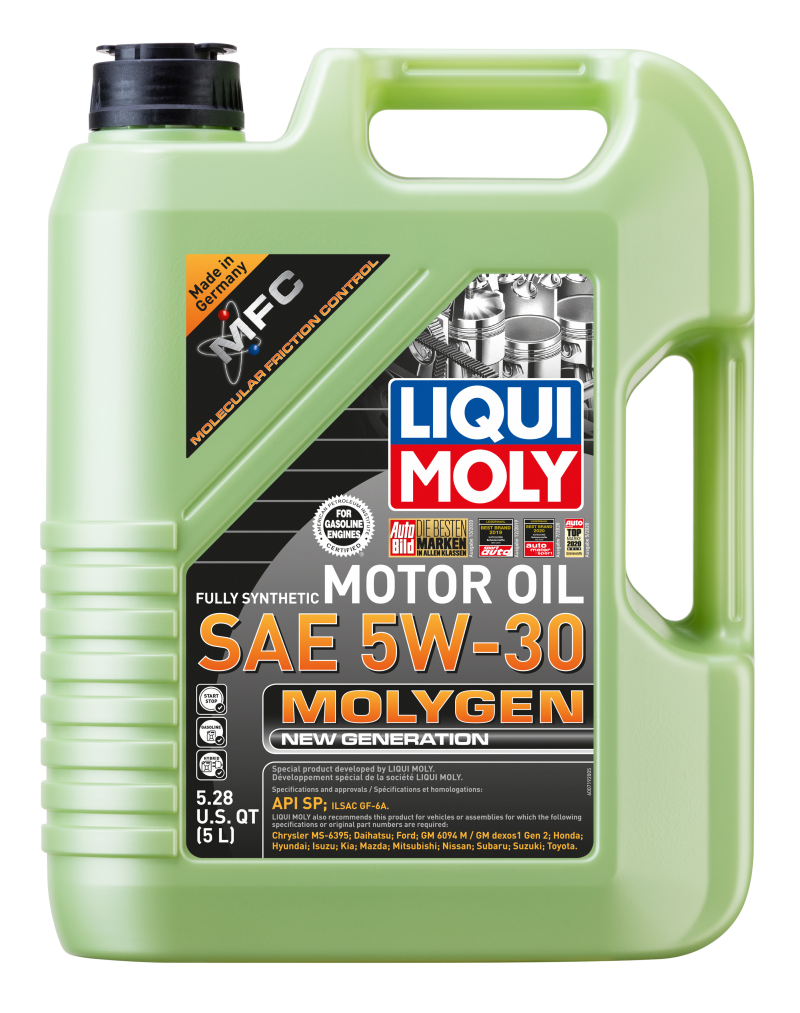 LIQUI MOLY 20228 FITS: 5L Molygen New Generation Motor Oil SAE 5W30 Motor Oils