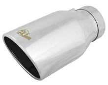 Load image into Gallery viewer, aFe 49T40604-P12 FITS: Diesel Exhaust Tip Bolt On Polished 4in Inlet x 6in Outlet x 12in Length Catback