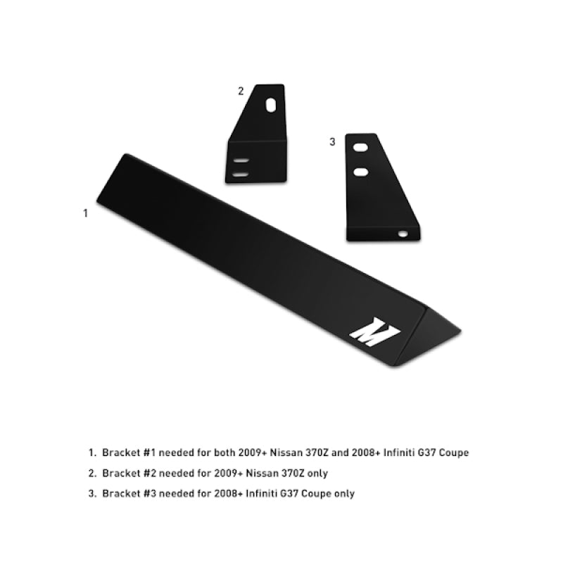 Mishimoto MMOC-370Z-09BK FITS: 09+ Nissan 370Z / 08+ Infiniti G37 (Coupe Only) Oil Cooler Kit Black Oil Coolers
