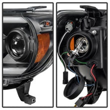 Load image into Gallery viewer, SPYDER 5081711 FITS: Toyota Tacoma 12-15 Projector Headlights Light Bar DRL Black PRO-YD-TT12-LBDRL-BK Headlights