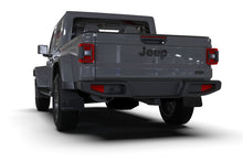 Load image into Gallery viewer, Rally Armor MF104-BLK-MBK FITS: 19-24 Jeep JT Gladiator (Mojave/Rubicon) Black Mud Flap w/Metallic Black Logo Mud Flaps