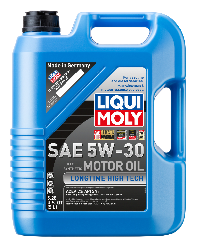 LIQUI MOLY 2039 FITS: 5L Longtime High Tech Motor Oil 5W30 Motor Oils