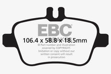 Load image into Gallery viewer, EBC 13+ Mercedes-Benz CLA250 2.0 Turbo Greenstuff Rear Brake Pads