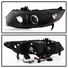 Load image into Gallery viewer, SPYDER 5010780 FITS: Honda Civic 06-08 2Dr Projector Headlights LED Halo Black High H1 Low H1 PRO-YD-HC06-2D-HL-BK Headlights