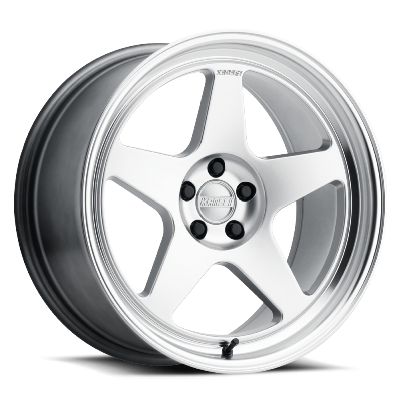 Kansei K12H-189512+22 FITS: K12H Knp 18x9.5in / 5x114.3 BP / 22mm Offset / 73.1mm Bore Hyper Silver Wheel Wheels Forged